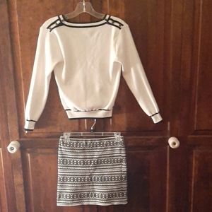 Beautiful top and skirt combo